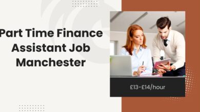 Part Time Finance Assistant Job Manchester: £13-£14/hour