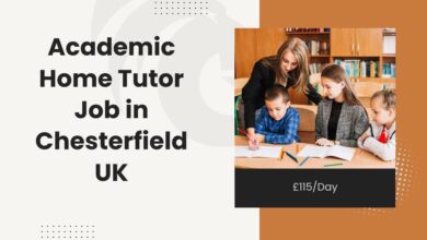 Academic Home Tutor Job in Chesterfield UK £115Day