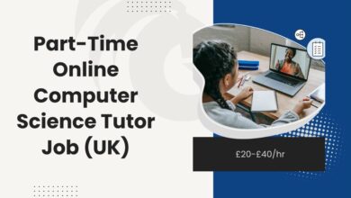 Part-Time Online Computer Science Tutor Job (UK) £20-£40hr